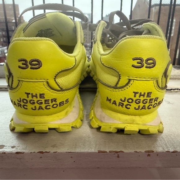 Marc Jacobs Women's Neon Yellow Sneakers - Picture 5 of 11